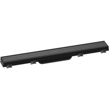 Hansgrohe RainDrain Match Zuhanylefolyó színkészlet 600, állítható magasságú kerettel fekete 56036610 építőanyag