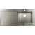 Hansgrohe S71 S717-F450 mosogatómedence 1045x510 mm, rozsdamentes acél 43307800