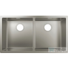 Hansgrohe S71 S719-U765 munkalap alá rögzített kétmedencés mosogatómedence 815x450 mm , rozsdamentes acél 43430800