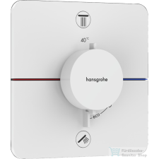 Hansgrohe ShowerSelect Comfort Q termosztát 2 funkciós falsík alatti szereléshez,matt fehér 15583700 csaptelep