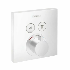 Hansgrohe ShowerSelect falsík alatti zuhanycsaptelep matt fehér 2 funkcióval csaptelep