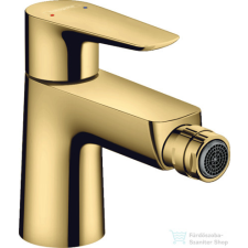 Hansgrohe TALIS E bidé csaptelep, automata leeresztővel, polírozott arany 71720990 csaptelep