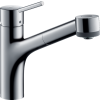 Hansgrohe Talis M52 Egykaros konyhai csaptelep kihúzható zuhanyfejjel króm 32841000