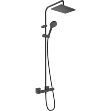 Hansgrohe Vernis Shape Zuhanyrendszer - Fejzuhany 230 mm - Matt Fekete fürdőkellék