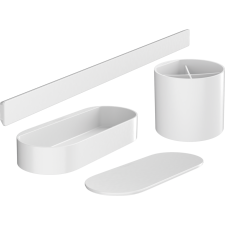 Hansgrohe WallStoris Fürdőszoba szett matt fehér 27968700 fürdőszoba kiegészítő