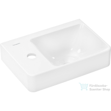 Hansgrohe XELU Q 36x25 cm-es mosdó bal oldali csaplyukkal, fehér 60315450 szaniter