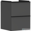 Hansgrohe XELU Q 48x49,5 cm-es 2 fiókos fali szekrény matt fekete fogantyúval,matt gyémántszürke 54020670