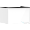 Hansgrohe XELU Q 78x57 cm-es 1 fiókos fali szekrény pulthoz,matt fekete fogantyúval,fényes fehér 54054670
