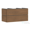 Hansgrohe XILESA E 118x55 cm-es, 2 fiókos, fali mosdótartó szekrény pulthoz, push open fiókokkal, kasmír tölgy 54304550