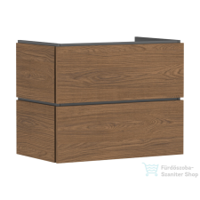Hansgrohe XILESA E 78x47 cm-es 2 fiókos szekrény, kasmír tölgy 54260550 fürdőszoba bútor