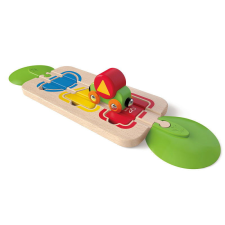 Hape készségfejlesztő fa pálya játék formákkal kreatív és készségfejlesztő