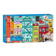 Hape PUZZLE ANIMÁLT VÁROS puzzle, kirakós