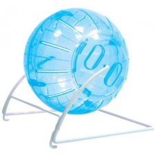 Happet designos futógömb hörcsögöknek állványon (Kék l 14 cm) játék rágcsálóknak