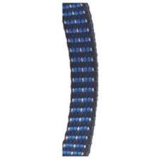 Happet fekete-kék kockás hám (L l 2 cm) nyakörv, póráz, hám kutyáknak