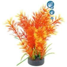 Happet levegőporlasztós narancssárga műnövény akváriumba 19 cm akvárium dekoráció