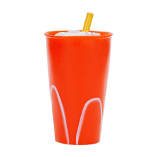 Happet Z064 kutyajáték sipoló üditőspohár 13 cm (vinil gumi) játék kutyáknak