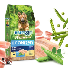  Happy&amp;Fit Natural Economy Adult with Fish and Vegetables 12kg kutyaeledel