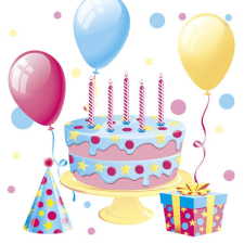  Happy Birthday Cake with Balloons szalvéta 20 db-os 33x33 cm papírárú, csomagoló és tárolóeszköz