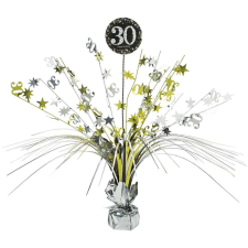  Happy Birthday Gold 30 asztaldísz 45,7 cm party kellék