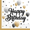 Happy Birthday Milestone szalvéta 20 db-os 33x33 cm
