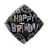  Happy Birthday Robot Cogwheels fólia lufi 46 cm