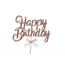 Happy birthday-rose gold party kellék
