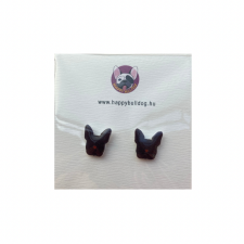 Happy Bulldog Fekete francia bulldog fülbevaló fülbevaló