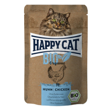  Happy Cat Bio Organic alutasakos eledel - Baromfi 24 x 85 g macskaeledel