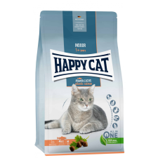  Happy Cat Indoor Atlantik Lachs | Lazac ízű száraz macskatáp - 1,3 Kg macskaeledel