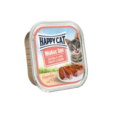  Happy Cat Minkas Duo Szárnyas és lazac ízesítéssel 100g macskaeledel