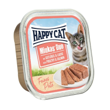 Happy Cat Minkas Duo Szárnyas-Lazac 16x100g macskaeledel
