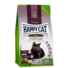  Happy Cat Sterilised Weide Lamm - Bárány 2 x 1,3 kg macskaeledel