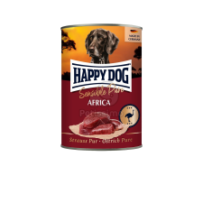 Happy Dog Happy Dog Sensible Pure Africa - Strucc húsos konzerv 6 x 400 g kutyaeledel