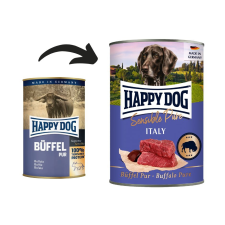  Happy Dog Italy Pur (Bivaly) – 12×200 g kutyaeledel