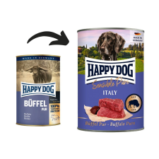  Happy Dog Italy Pur (Bivaly) – 800 g kutyaeledel