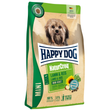 Happy Dog naturcroq adult mini bárány &amp; rizs száraz kutyatáp 4kg kutyaeledel