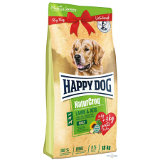 Happy Dog NaturCroq Lamm-Reis 15+3kg kutyaeledel