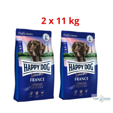 Happy Dog Sensible France Kacsával 2x11kg kutyaeledel