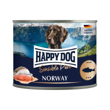 Happy Dog Sensible Pur Norway Lazac Konzerv-6x200g kutyaeledel