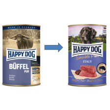 Happy Dog Sensible Pure Italy - szín bivalyhús konzerv 800g kutyaeledel
