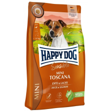  Happy Dog Supreme Mini Toscana – Lazac & Kacsa, 10kg kutyaeledel