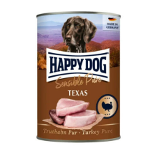 Happy Dog Supreme Sensible PUR KONZERV TEXAS (pulyka) 6X400 G kutyaeledel