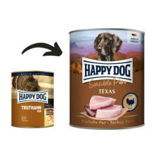 Happy Dog Texas Pur Pulykahúsos konzerv 6x400 gr kutyaeledel