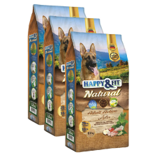Happy&Fit Natural Adult Active 3x12kg kutyaeledel
