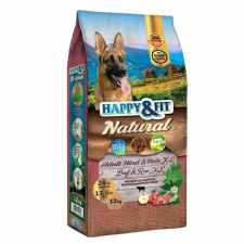  Happy&Fit Natural Adult Rind&Reis XL 12kg kutyaeledel