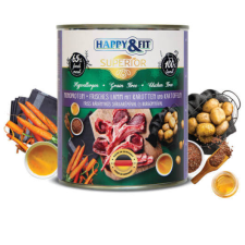  Happy&Fit Superior 100% Monoprotein – Friss bárányhús sárgarépával és burgonyával – 6×800 g kutyaeledel