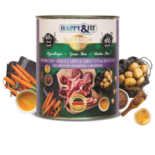 Happy&Fit Superior 100% Monoprotein– Friss bárányhús sárgarépával és burgonyával 800g kutyaeledel