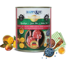  Happy&Fit Superior 100% Monoprotein – Friss marhahús mangóval és áfonyával – 400 g kutyaeledel