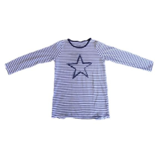  Happy Kids fekete-fehér csíkos hosszú ujjú lány felső (méret: 146/152) gyerek póló