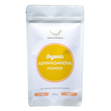 Happy Naturals organic ashwagandha por 125 g vitamin és táplálékkiegészítő